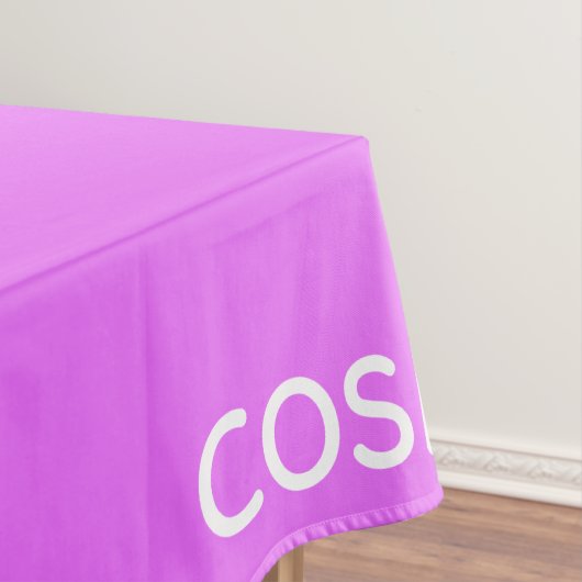 Cosmos paarse kleurnaam tafelkleed (Voorbeeld)