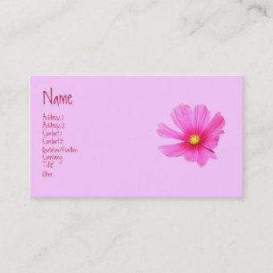 Cosmos-profielkaart Visitekaartje