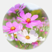 Cosmos Ronde Sticker (Voorkant)