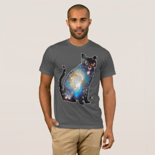 Cosmos Ruimte In Katthemd T-shirt