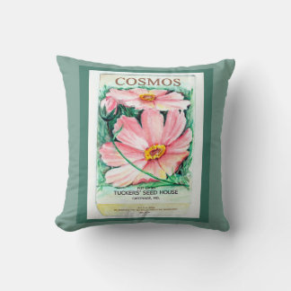 Cosmos Seed Packet Kussen