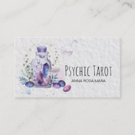 *~* Cosmos Stars Crystals Universe Psychic Tarot Visitekaartje