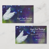 *~* Cosmos Stars Galaxy Angel Wings Universe Visitekaartje (Voorkant / Achterkant)