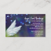 *~* Cosmos Stars Galaxy Angel Wings Universe Visitekaartje (Achterkant)