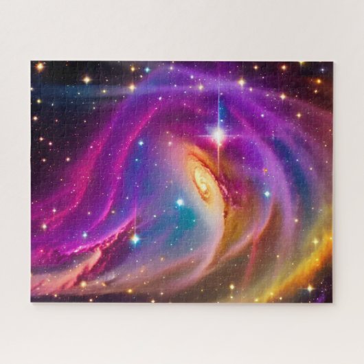 Cosmos Swirling Indigo Party Fun Event in Universe Legpuzzel (Horizontaal)