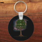Cosmos Tree House Sleutelhanger (Voorkant)