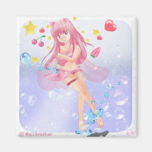 Cosmos Valentine's Day Magneet (Voorkant)