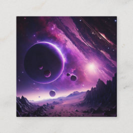 Cosmos Visitenkarte Vierkante Visitekaartje