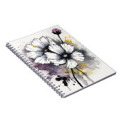 Cosmos - Watercolorbloemen Notitieboek (Rechterzijde)