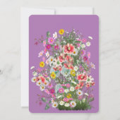 Cosmos-wildeBloemen Kaart (Achterkant)