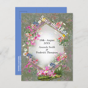 Cosmos Wilderness Wild-Flowers Aankondigingskaart