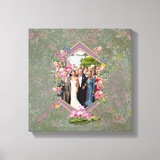 Cosmos Wilderness Wild-Flowers Canvas Afdruk (Voorkant)