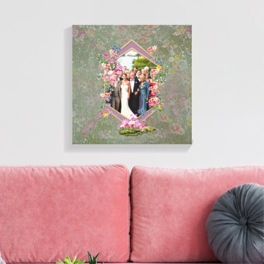 Cosmos Wilderness Wild-Flowers Canvas Afdruk (Insitu (Woonkamer))