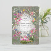 Cosmos Wilderness Wild-Flowers Kaart (Staand voorkant)