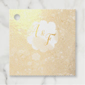 Cosmos Wilderness Wild-Flowers Napkins Folie Gift  Bedankjes Labels (Voorkant)