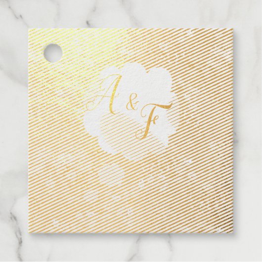 Cosmos Wilderness Wild-Flowers Napkins Folie Gift  Bedankjes Labels (Voorkant)