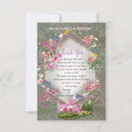 Cosmos Wilderness Wild-Flowers RSVP Kaartje