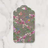 Cosmos Wilderness Wild-Flowers Servetten Cadeaulabels (Achterkant)