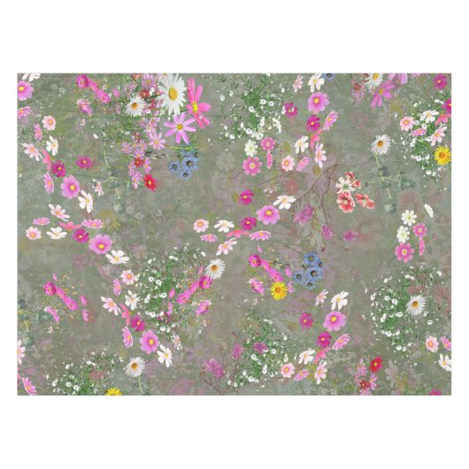 Cosmos Wilderness Wild-Flowers Tafelkleed (Voorkant (Horizontaal))