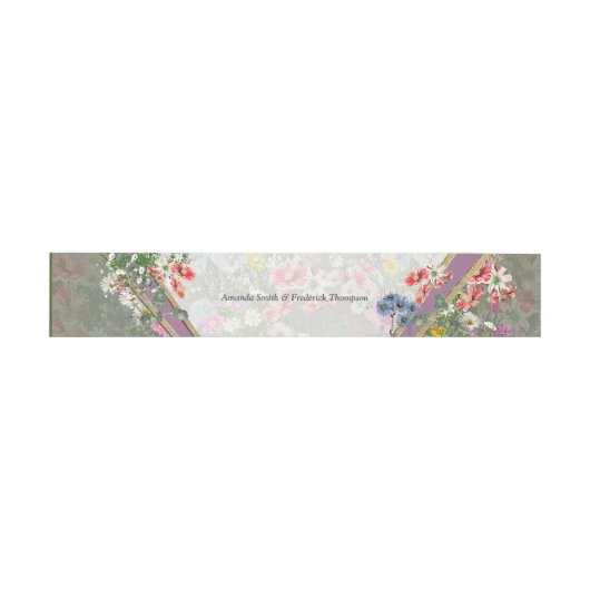 Cosmos Wilderness Wild-Flowers Uitnodigingen Wikkel (Vlak)