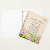 Cosmos Wildflower Positieve Affirmatie Aangepaste  Planner (Display)