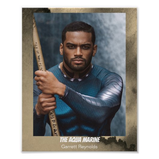 Cosplay Actor Headshots | Tekennaam Foto Afdruk (Voorkant)