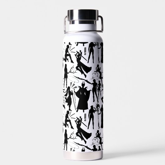 Cosplay Anime acties patroon.w Geen BG Waterfles (Achterkant)