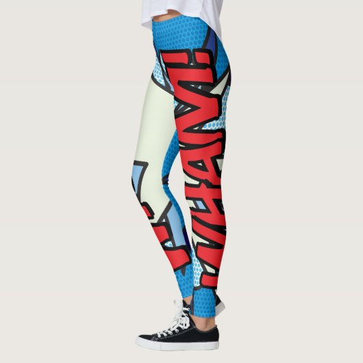 Cosplay Comic Book Pop Art WHAM Leggings (Links)