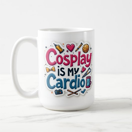 Cosplay Is Mijn Cardio Koffiemok (Links)