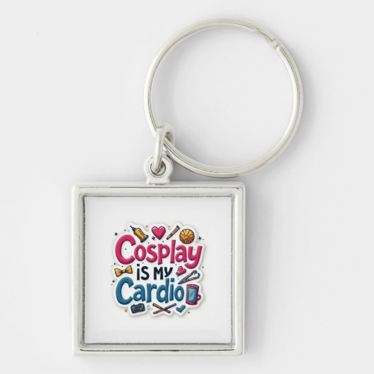 Cosplay Is Mijn Cardio Sleutelhanger (Voorkant)
