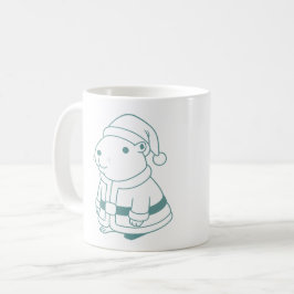 cosplay kerstman capibara koffiemok