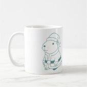 cosplay kerstman capibara koffiemok (Links)