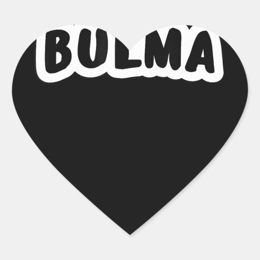 Cosplay Lover | Bulma Cosplay Anime Character Hart Sticker (Voorkant)