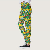 Cosplay Stripboek Pop Art ZAP Leggings (Links)
