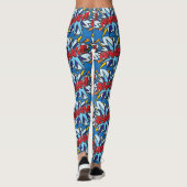 Cosplay stripboek popart WHAM! Leggings (Achterkant)