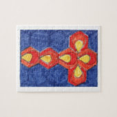 Coss Motif Jigzaag Legpuzzel (Horizontaal)