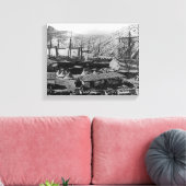 Cossack Bay, Krim, c.1855 Canvas Afdruk (Insitu (Woonkamer))