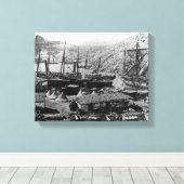 Cossack Bay, Krim, c.1855 Canvas Afdruk (Insitu (Houten vloer))