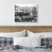 Cossack Bay, Krim, c.1855 Canvas Afdruk (Insitu (Slaapkamer))