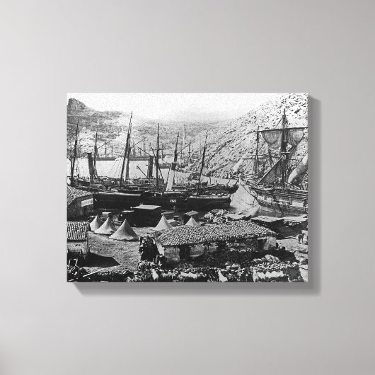 Cossack Bay, Krim, c.1855 Canvas Afdruk (Voorkant)