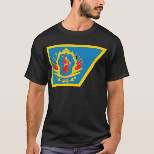 Cossack Hetmanat Flag T-shirt (Voorkant)