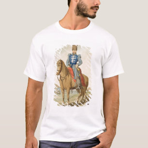 Cossack Officer, opgericht door de kunstenaar, gep T-shirt