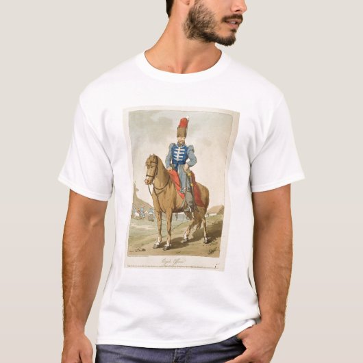 Cossack Officer, opgericht door de kunstenaar, gep T-shirt (Voorkant)