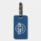 Cossatot Arkansas Kayaking Bagagelabel (Achterkant verticaal)