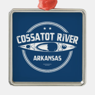 Cossatot Arkansas Kayaking Metalen Ornament