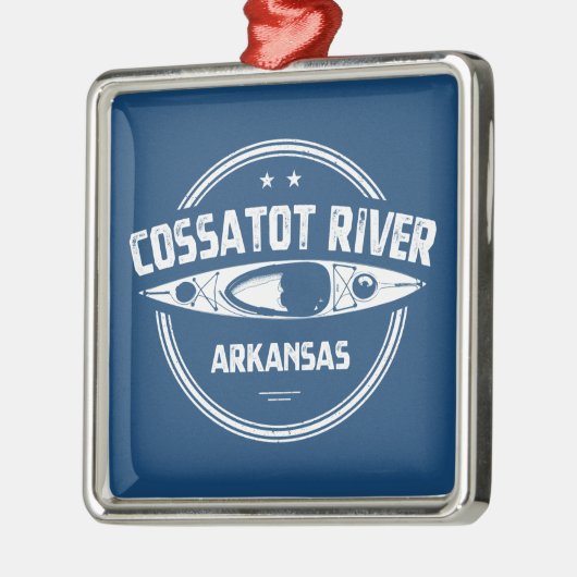 Cossatot Arkansas Kayaking Metalen Ornament (Links)