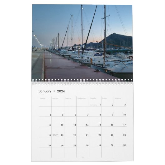 Costa Blanca, Spain Kalender (Jan 2026)