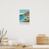 Costa Blanca Spanje Reisposter, Spanje Costa Blan Poster (Keuken)