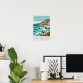 Costa Blanca Spanje Reisposter, Spanje Costa Blan Poster (Thuiskantoor)