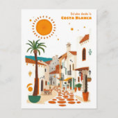 Costa Blanca Spanje vakantie Mediterraan Briefkaar Briefkaart (Voorkant)